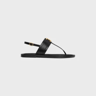 Sandales CELINE Lympia Triomphe en cuir de veau