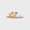 Sandales CELINE Lympia Triomphe en cuir de veau