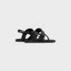 Sandales CELINE Lympia Triomphe en cuir de veau