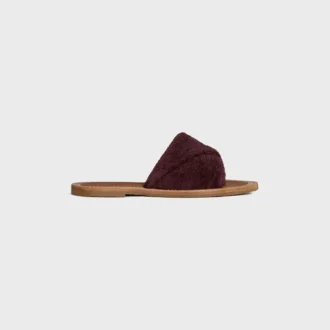 Sandales CELINE Lympia Twisted en tissu éponge