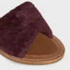 Sandales CELINE Lympia Twisted en tissu éponge