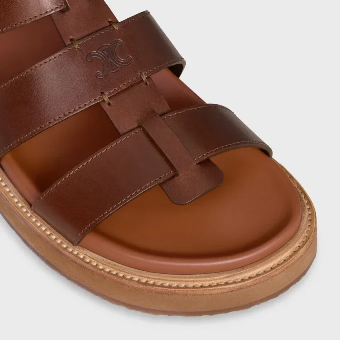 Sandales CELINE Tippi en cuir de veau – Tannage végétal Sandales CELINE Tippi en cuir de veau – Tannage végétal