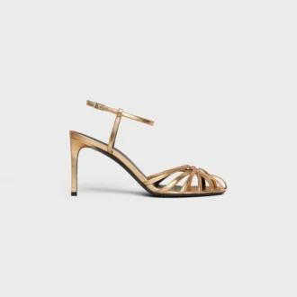 Sandales CELINE Triomphe en cuir d&rsquo;agneau laminé