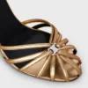 Sandales CELINE Triomphe en cuir d&rsquo;agneau laminé