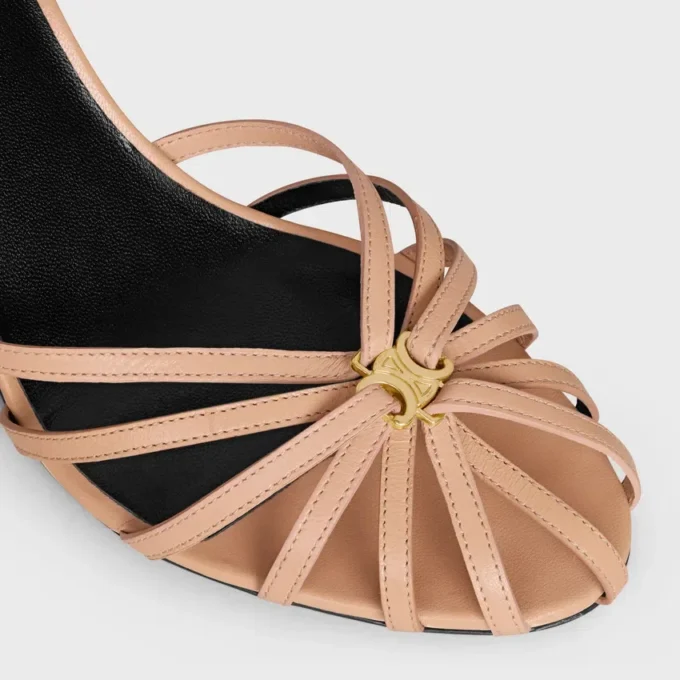Sandales CELINE Triomphe en cuir de chevreau