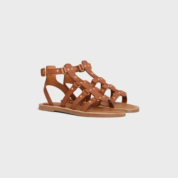 Sandales gladiateur CELINE Lympia en cuir de veau Sandales gladiateur CELINE Lympia en cuir de veau