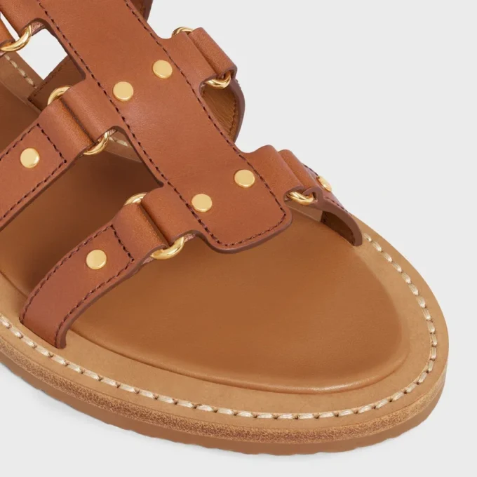 Sandales gladiateur CELINE Lympia en cuir de veau Sandales gladiateur CELINE Lympia en cuir de veau