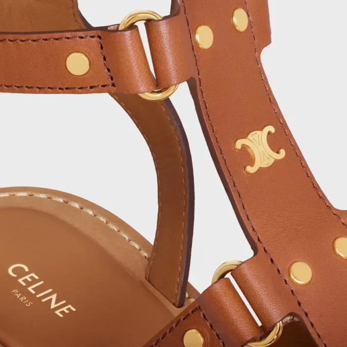 Sandales gladiateur CELINE Lympia en cuir de veau Sandales gladiateur CELINE Lympia en cuir de veau