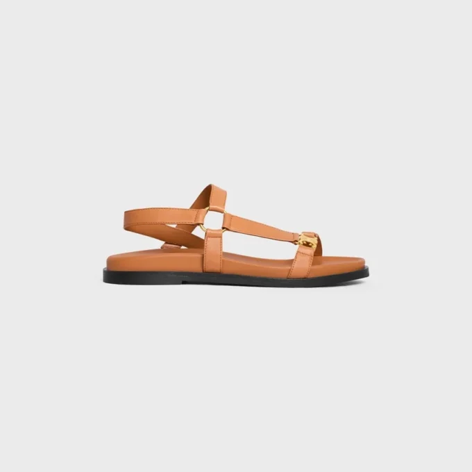 Sandales Maud avec Triomphe en cuir de veau