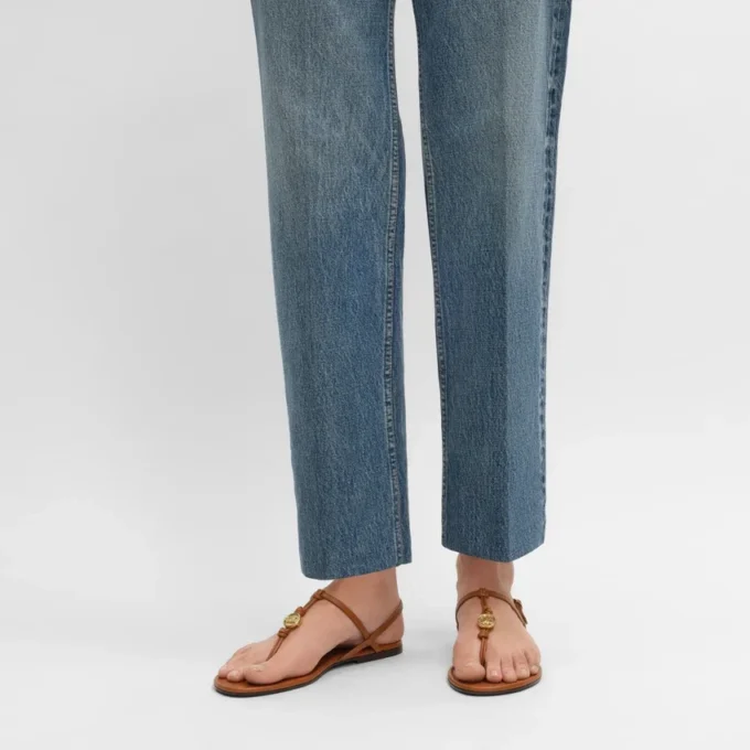 Sandales Penny en cuir de veau souple