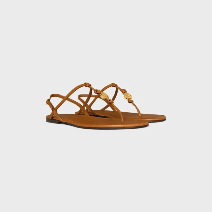 Sandales Penny en cuir de veau souple