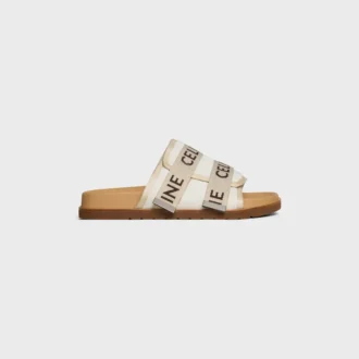 Sandales Pitea en toile avec motif jacquard CELINE