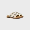 Sandales Pitea en toile avec motif jacquard CELINE Sandales Pitea en toile avec motif jacquard CELINE