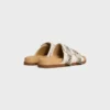 Sandales Pitea en toile avec motif jacquard CELINE Sandales Pitea en toile avec motif jacquard CELINE