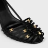 Sandales à talons cage en satin Sandales à talons cage en satin