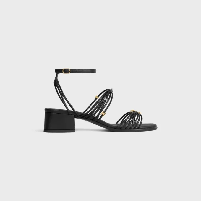 Sandales à talons CléMence en cuir de chèvre Sandales à talons CléMence en cuir de chèvre