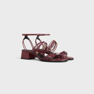 Sandales à talons CléMence en cuir de chèvre