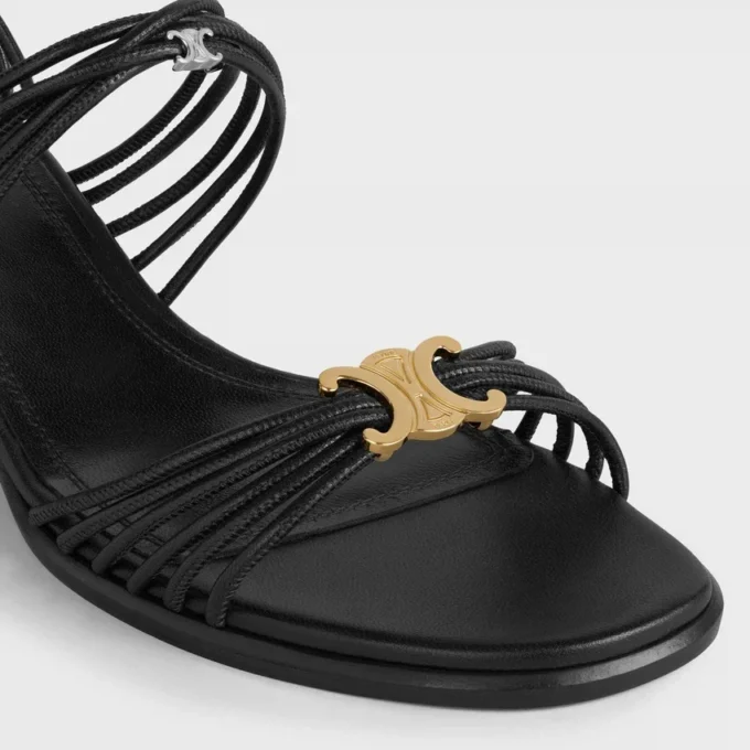 Sandales à talons CléMence en cuir de chèvre Sandales à talons CléMence en cuir de chèvre