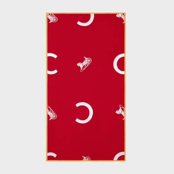 Serviette de plage en coton éponge C Sulky