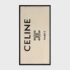 Serviette de plage en coton éponge CELINE Triomphe