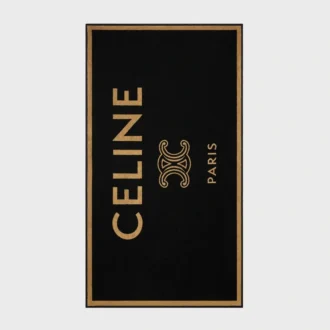 Serviette de plage en coton éponge CELINE Triomphe