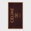 Serviette de plage en coton éponge CELINE Triomphe