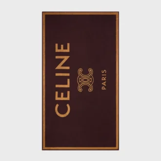 Serviette de plage en coton éponge CELINE Triomphe