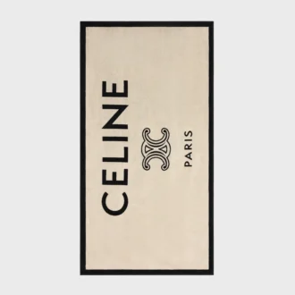 Serviette de plage en coton éponge CELINE Triomphe