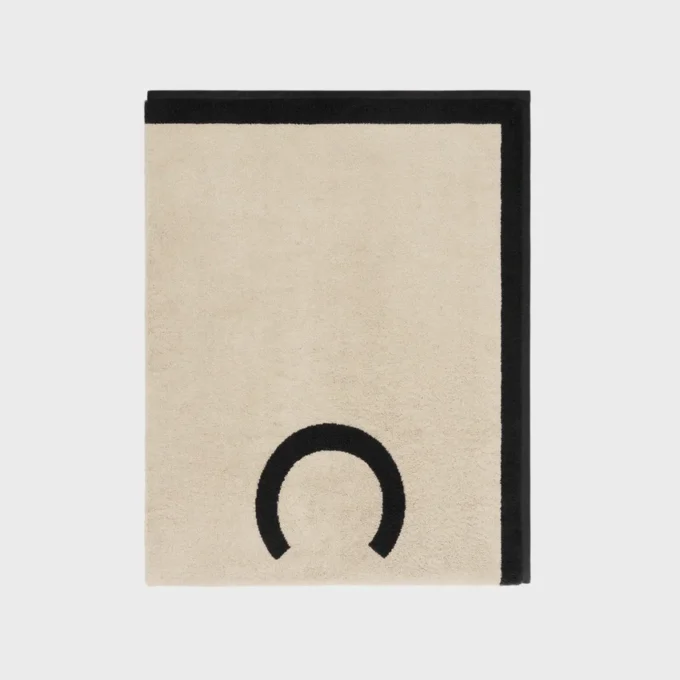 Serviette de plage en coton éponge CELINE Triomphe