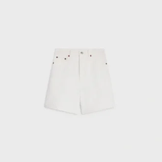 Short 001 en denim de coton