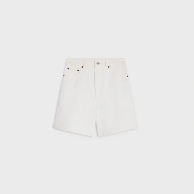 Short 001 en denim de coton