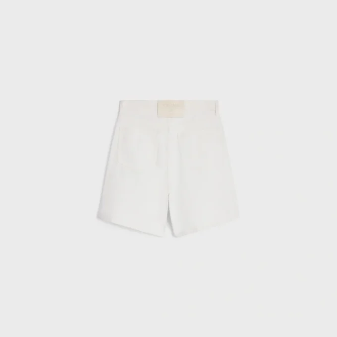 Short 001 en denim de coton