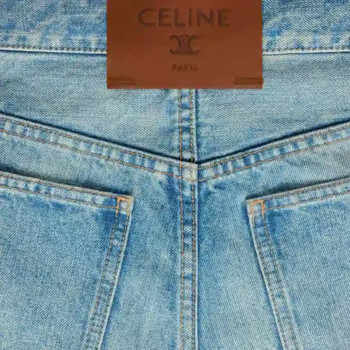 Short 001 en denim de coton