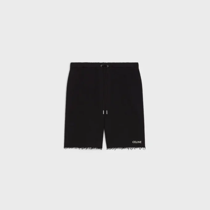Short CELINE en molleton de coton