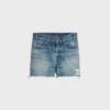 Short de skate en denim délavé Electric Sky