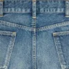 Short de skate en denim délavé Electric Sky