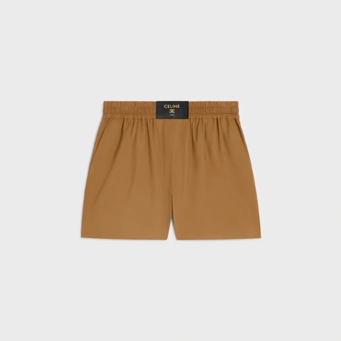 Short en coton et lin