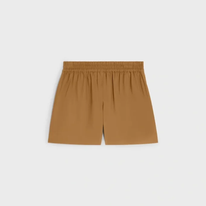 Short en coton et lin