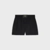 Short en sergé de laine