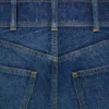 Short Kitty en denim délavé foncé