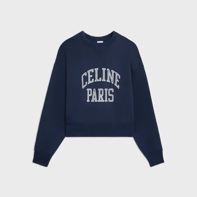 Sweat ample en molleton de coton