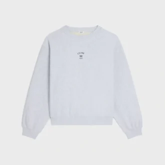 Sweat ample en molleton de coton
