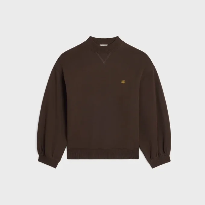 Sweat ample en molleton de coton