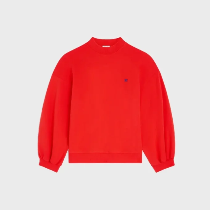 Sweat ample en molleton de coton