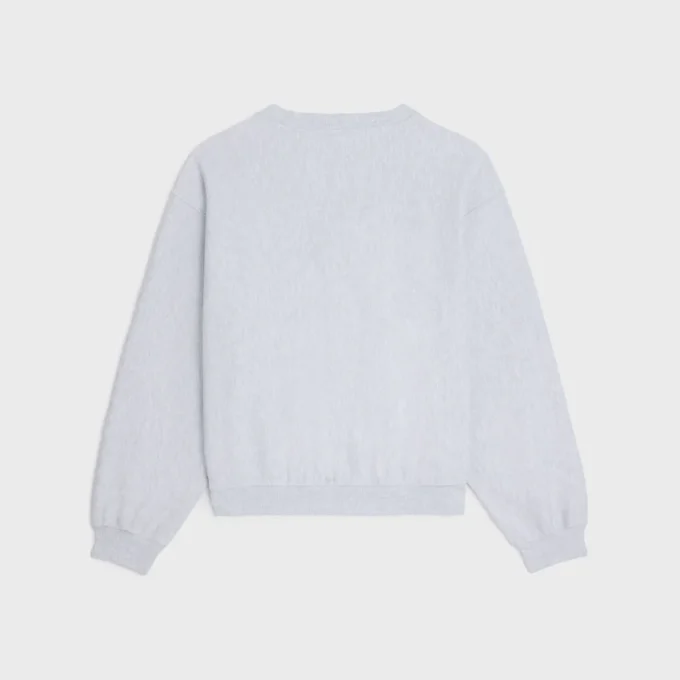 Sweat ample en molleton de coton
