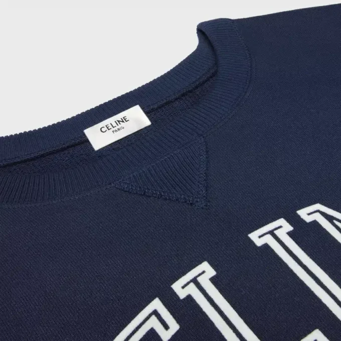 Sweat ample en molleton de coton