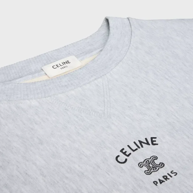 Sweat ample en molleton de coton