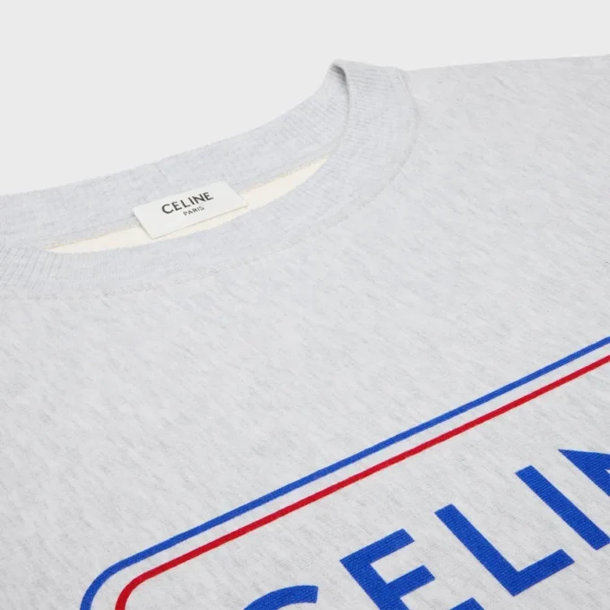 Sweat ample en molleton de coton