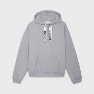 Sweat à capuche ample CELINE en molleton de coton