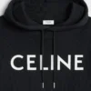 Sweat à capuche ample CELINE en molleton de coton